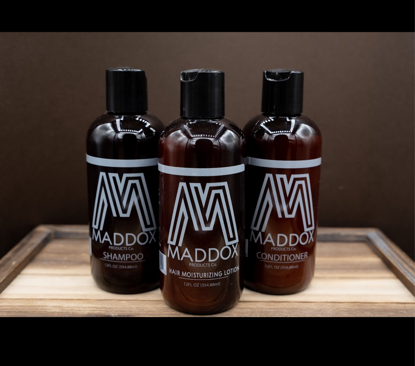 Maddox Shampoo, Conditioner, & Moisturizer Set